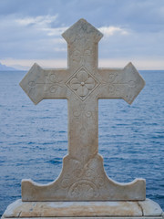 Wall Mural - Cimetière de Saint Tropez sur la côte d'Azur