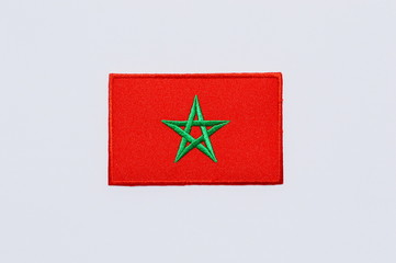 moroccan flag patch