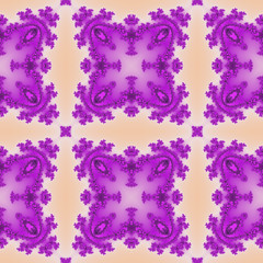 Wall Mural - fractal floral pattern