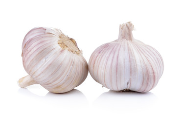 Garlic isolated on white background