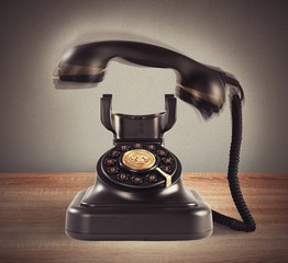 ringing vintage phone