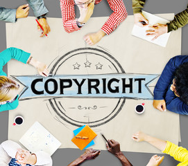 Sticker - Copyright Trademark Brand Branding Marketing Concept
