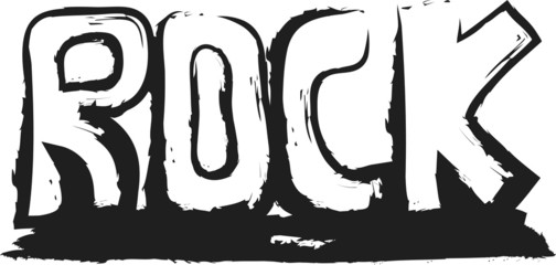 Doodle rock music icons