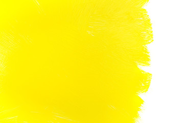 Wall Mural - yellow paint brush strokes