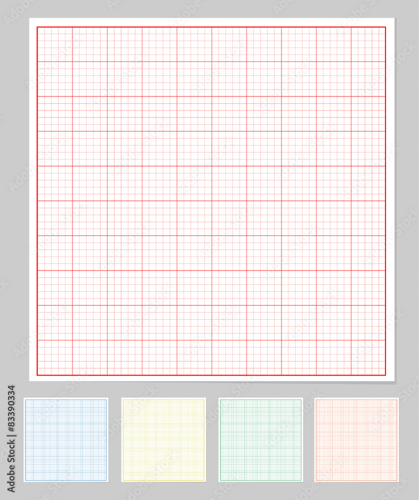 Graph paper set