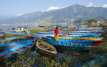 View Of The Lake In Pokhara
