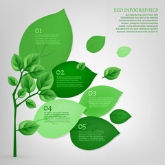 Wall Mural - 05 Infographics Bio Tree