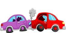 Cartoon Car Accident