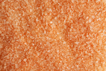 Orange sea salt background