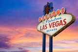 Fototapeta Las - Welcome To Fabulous Las Vegas Nevada Sign