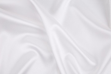 white silk texture close up.