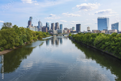 Philadelphia Skyline Wallpaper Mural