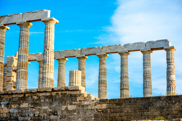 Wall Mural - Poseidon temple in Greece