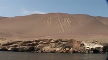 Paracas Candelabra, Prehistoric Geoglyph, Peru
