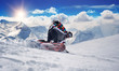 © guruXOX - Extreme snowboarding man
