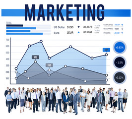 Wall Mural - Marketing Planning Strategy Business Organization Concept