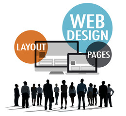 Sticker - Web Design Content Creative Website Responsive Concept