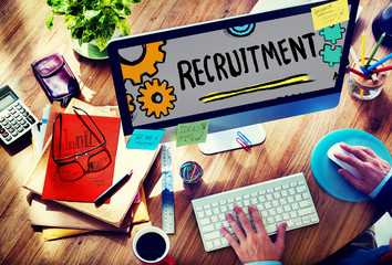 Canvas Print - Recruitment Qualification Mission Application Employment Hiring