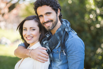 Wall Mural - portrait of an happy couple