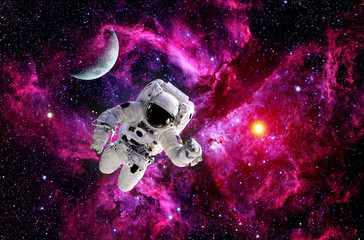 Wall Mural - astronaut spaceman suit moon