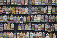 Miniature Canal Houses In Amsterdam Souvenir Shop