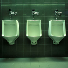 Three Urinals
