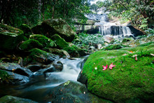 Thailand, Phu Kradueng National Park, Waterfall
