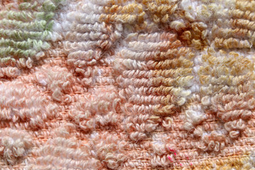 Surface of the colorful towel.