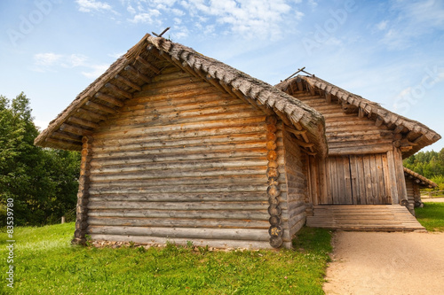 Russian Rural Wooden Architecture Example Old Barns Buy This