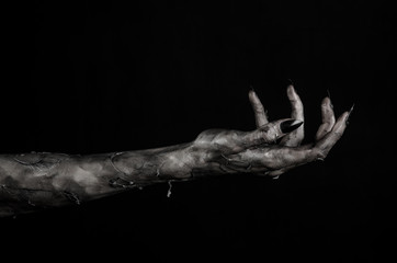 black hand of death, walking dead, zombie theme, zombie hands