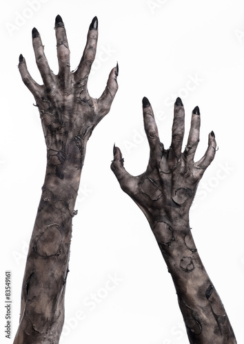 Как выглядит черная рука black hand of death, walking dead, zombie theme, zombie hands Stock Photo Adobe 