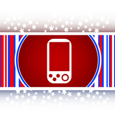 Poster - web icon button with smart phone