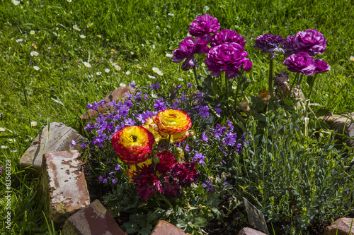 Blumeninsel Im Garten Buy This Stock Photo And Explore Similar