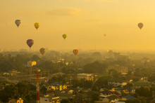 Balloon At Chiangmai City, Thailand.