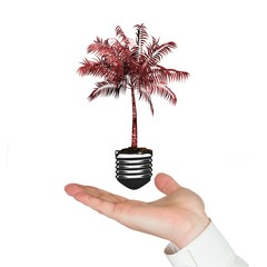 Poster - Composite image of hand presenting