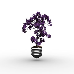 Poster - Composite image of empty light bulb
