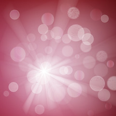 Aufkleber - Abstract bokeh sparkles on blurred background