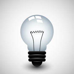 Wall Mural - Light bulb icon