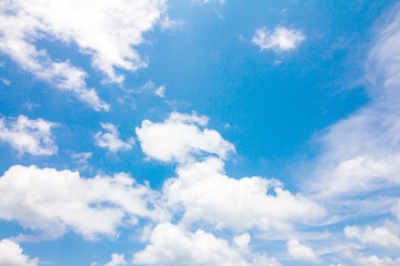 Wall Mural - blue sky with clouds in sunny day