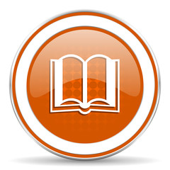 Aufkleber - book orange icon