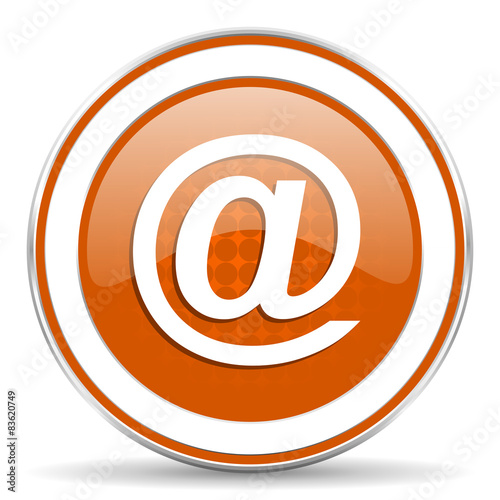 email orange icon Stock Illustration | Adobe Stock