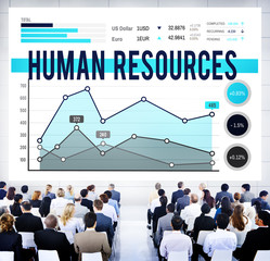 Wall Mural - Human Resources Employment Recruitment HR Concept