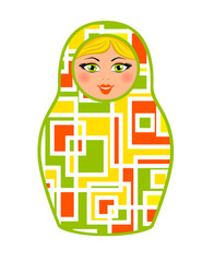 Wall Mural - Russian dolls - matryoshka.
