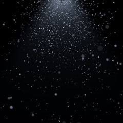 Poster - abstract 3d rendering of low poly chaotic particles.