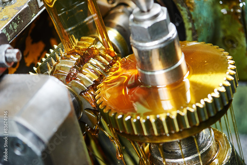 Cuadros en Lienzo metalworking: gearwheel machining