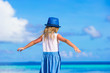 © travnikovstudio - Adorable little girl at beach during summer vacation