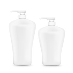 Wall Mural - blank shampoo bottle set