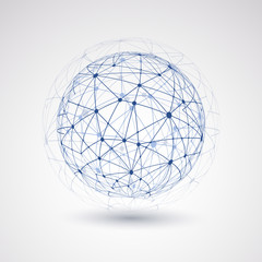 Poster - Networks - Globe Design