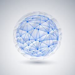 Poster - Networks - Globe Design