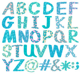 Sticker - Alphabets